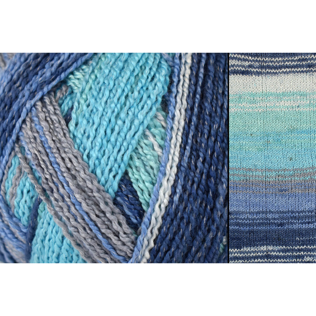 Universal Yarn Bamboo Pop Socks Yarn - 501 Waves - Extra Image