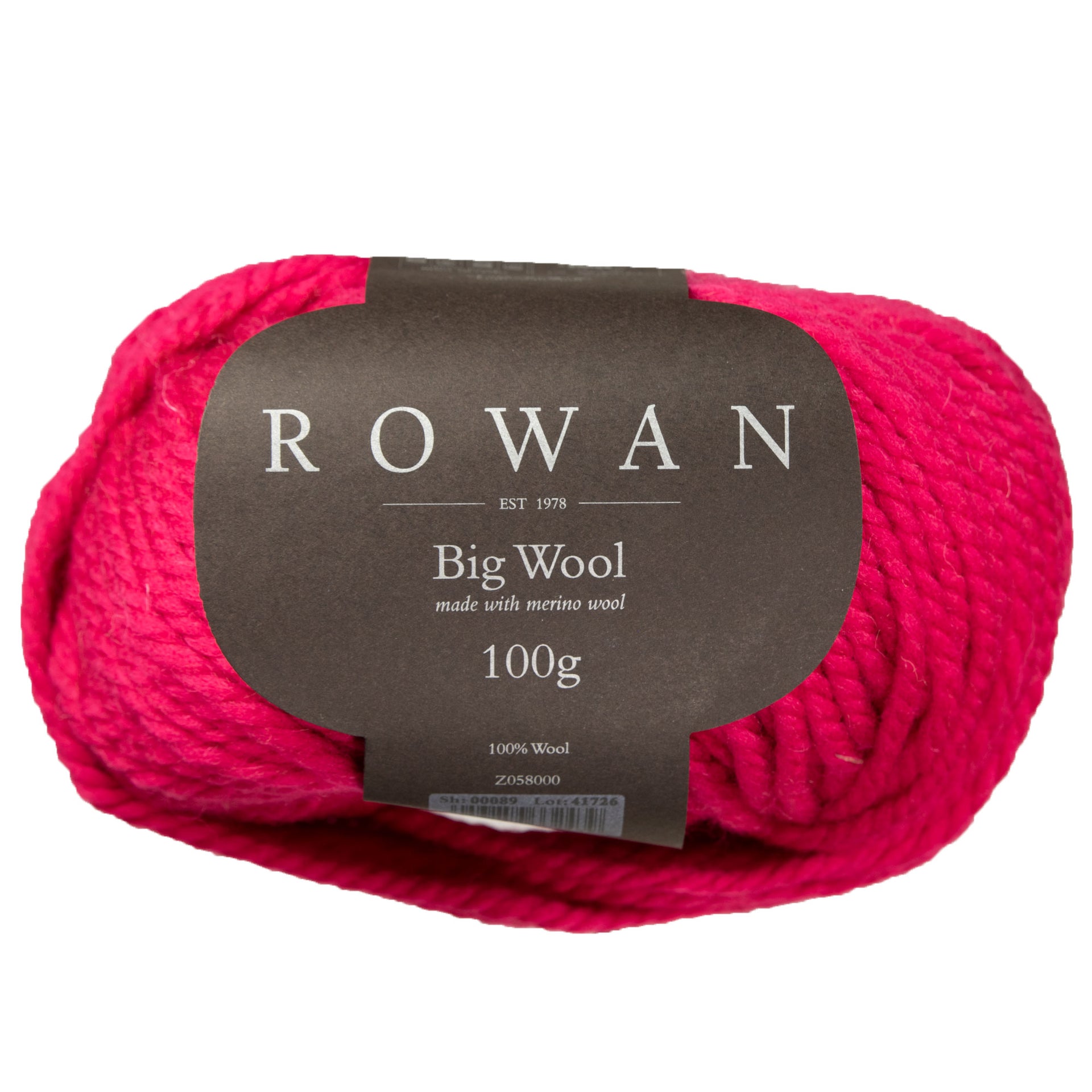 Rowan Big Wool Yarn - 89 Cerise - Zoom Image
