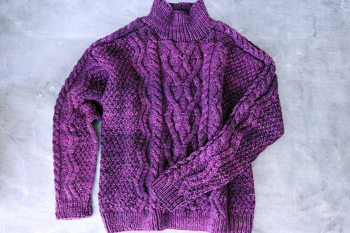 Madelinetosh Tosh Patterns - Clara Cables - PDF Download - Extra Image