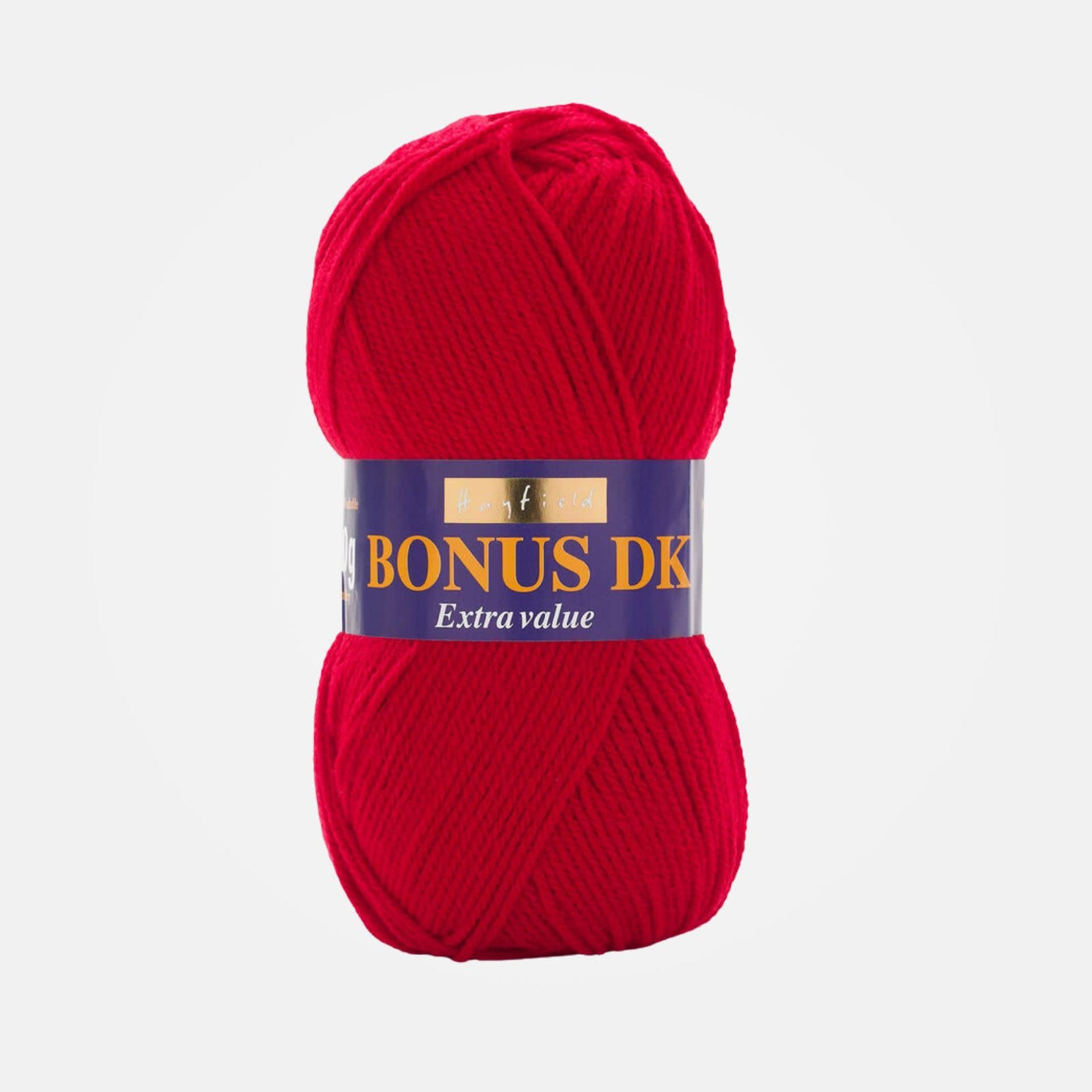 Hayfield Bonus DK Yarn - 977 Signal Red
