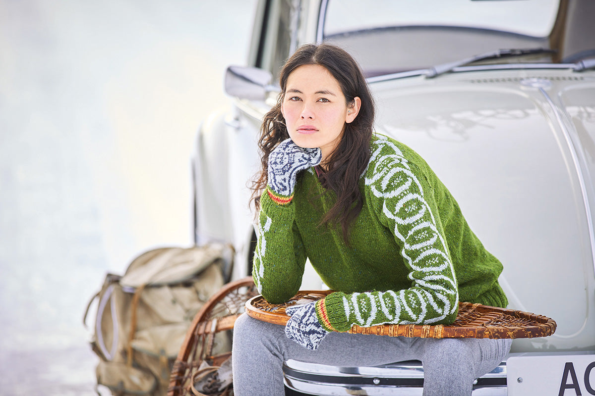 Rowan Arne and Carlos New Nordic PDF Patterns - Gjoran Sweater - PDF Download - Extra Image
