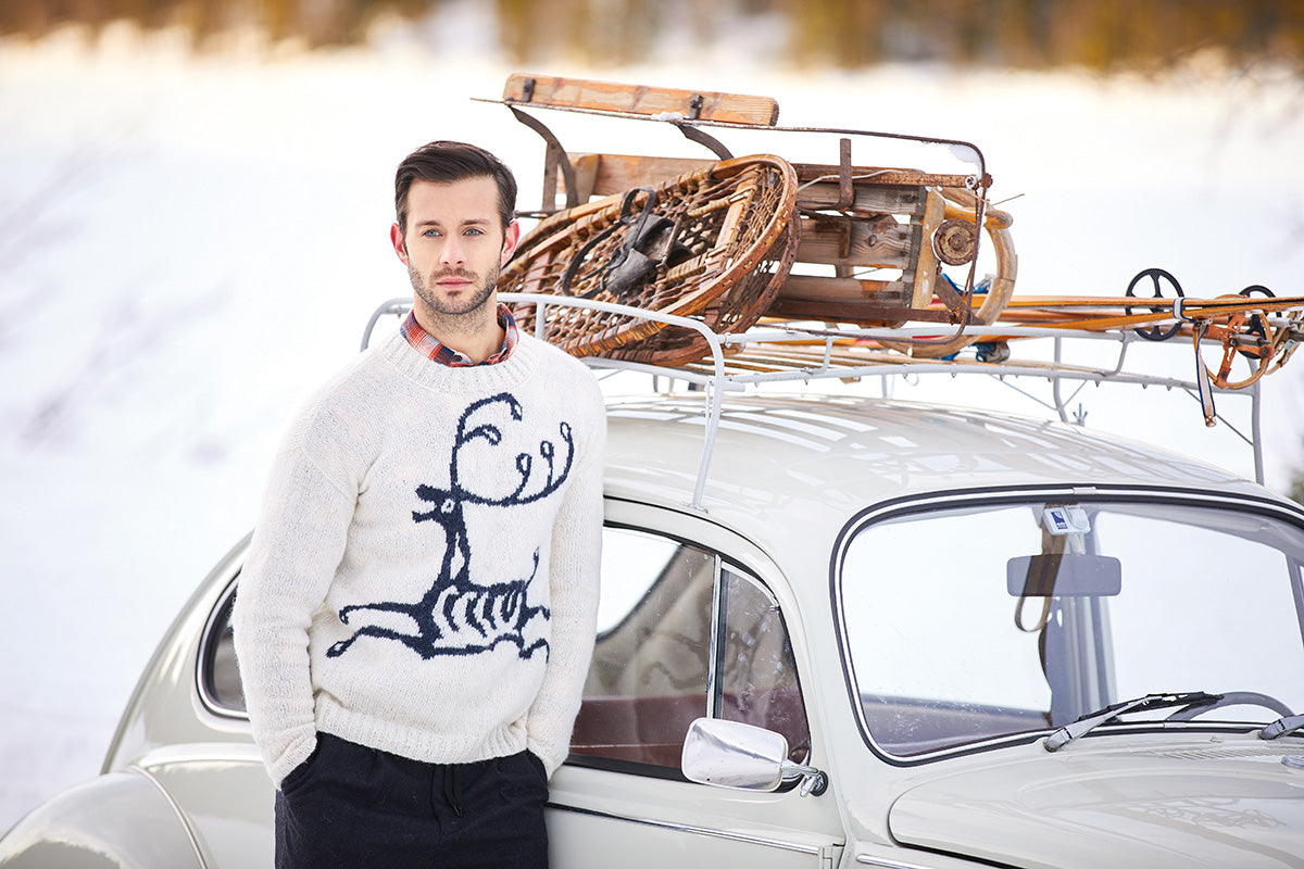 Rowan Arne and Carlos New Nordic PDF Patterns - Rein Pullover - PDF Download - Extra Image
