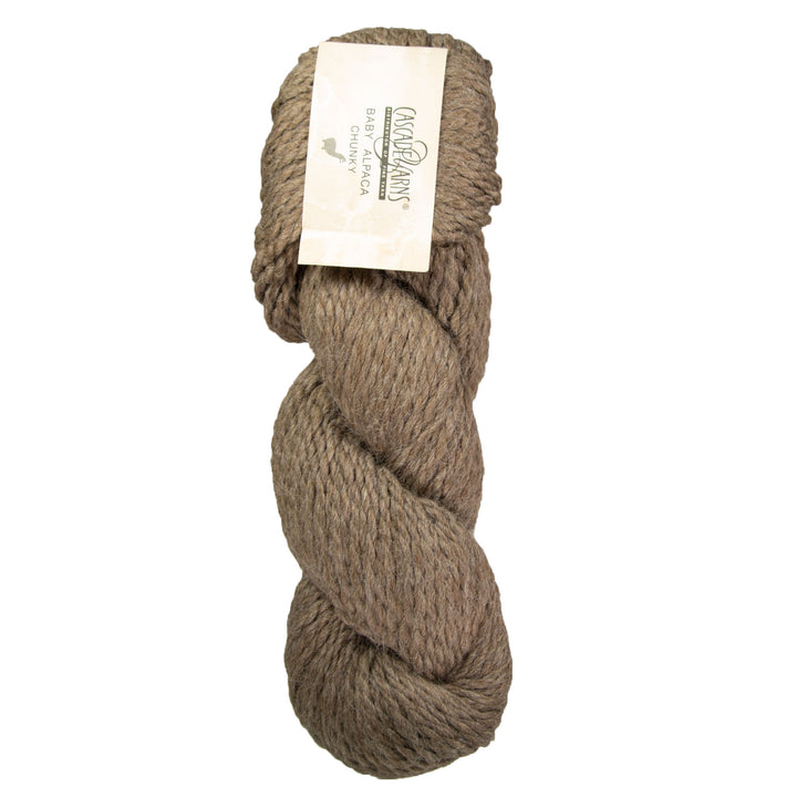 Cascade Yarns Baby Alpaca Chunky Yarn - 669 Walnut Heather - Zoom Image