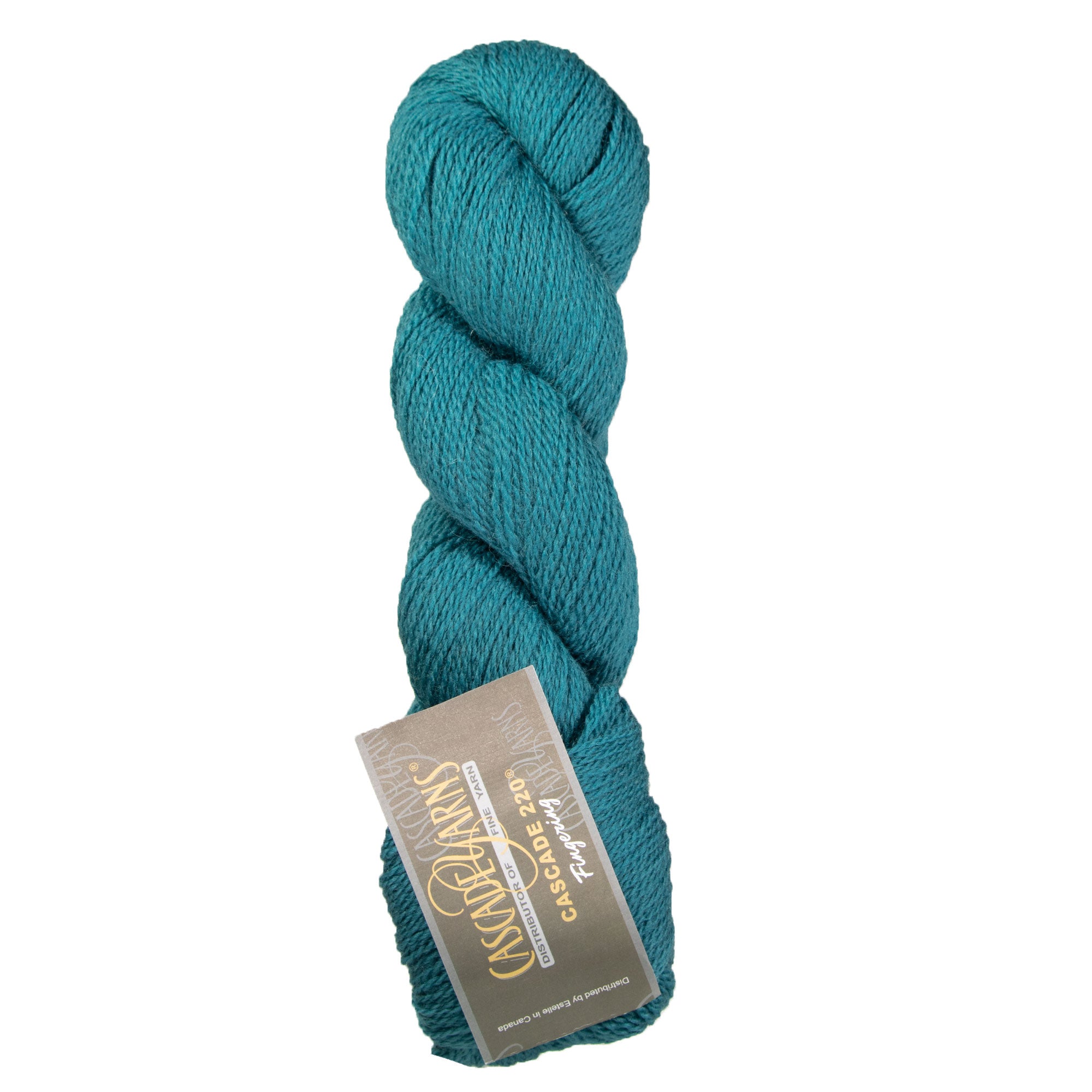 Cascade 220 Fingering Yarn - 1047 Celestial Teal - Zoom Image