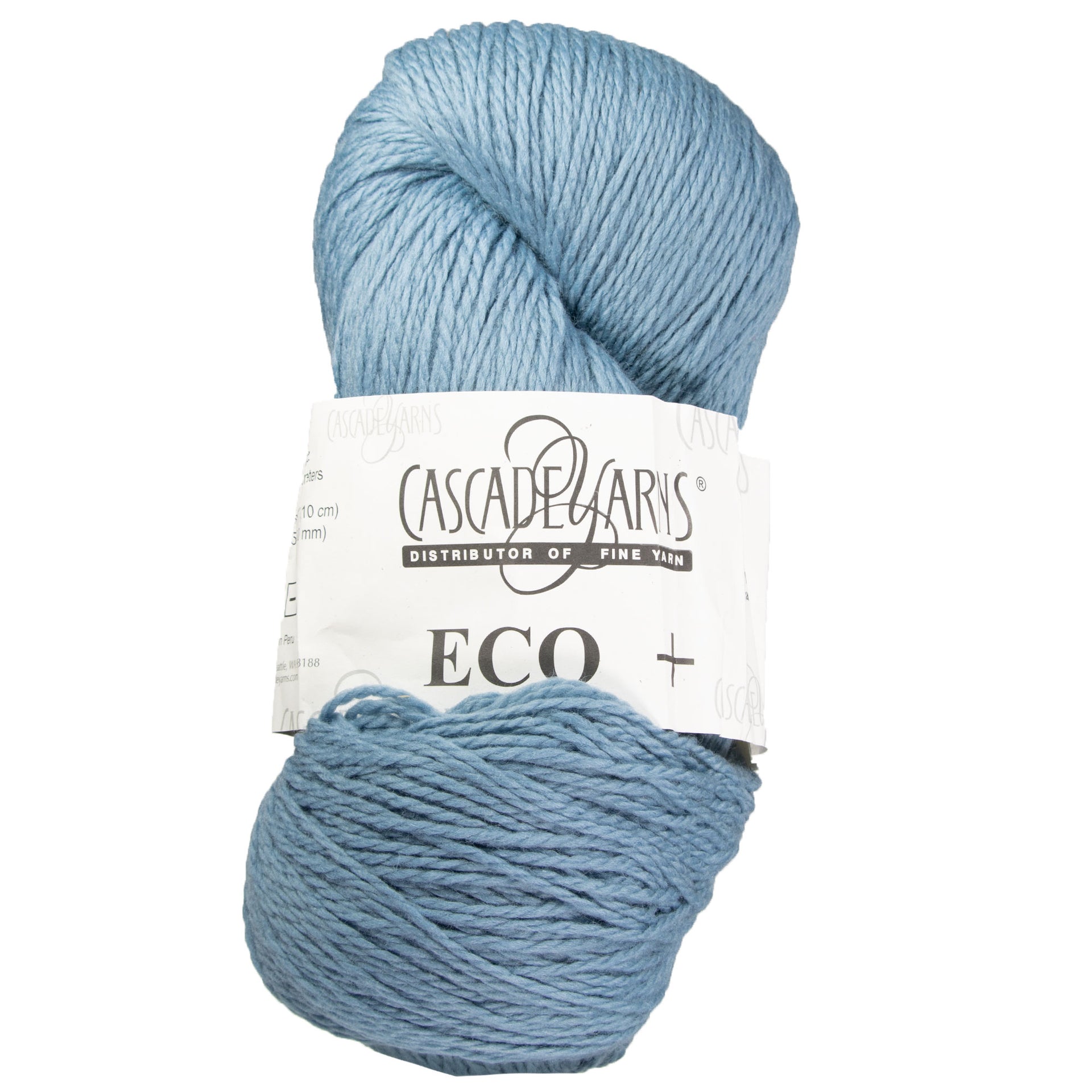 Cascade Yarns Eco+ Yarn - 3126 Aegean Blue - Zoom Image
