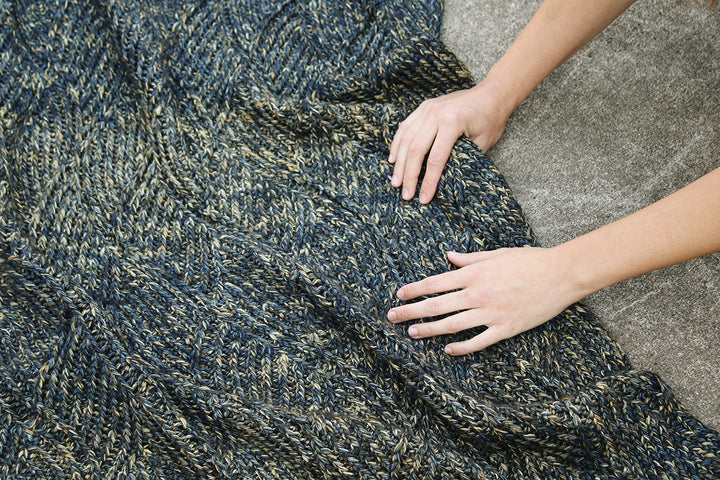 Madelinetosh Tosh Patterns - Rooftop Blanket - PDF Download - Extra Image