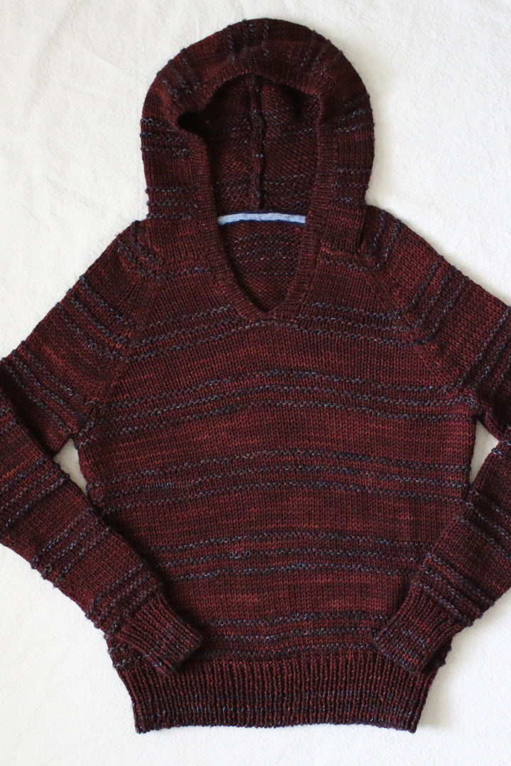 Madelinetosh Tosh Patterns - Ridge Hoodie - PDF Download - Extra Image