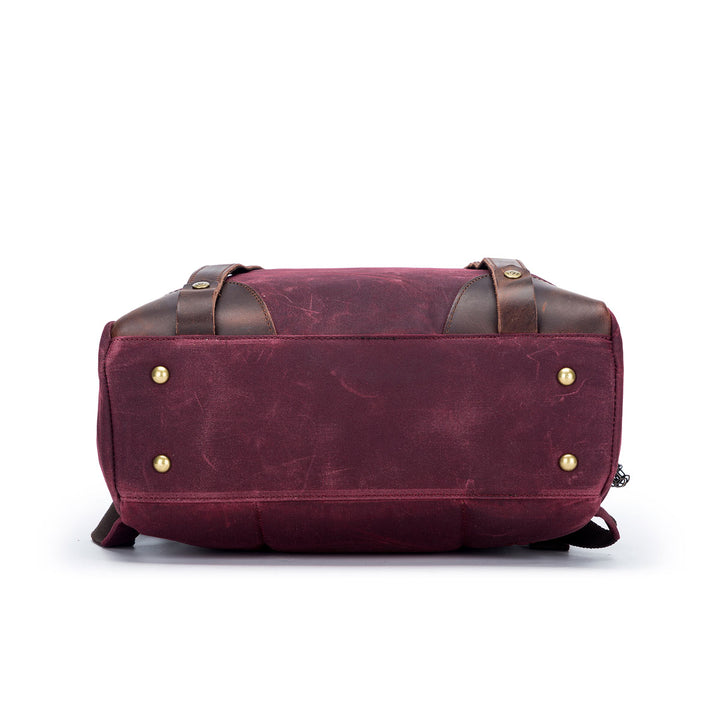 della Q Maker's Canvas Backpack - Mustard - Extra Image
