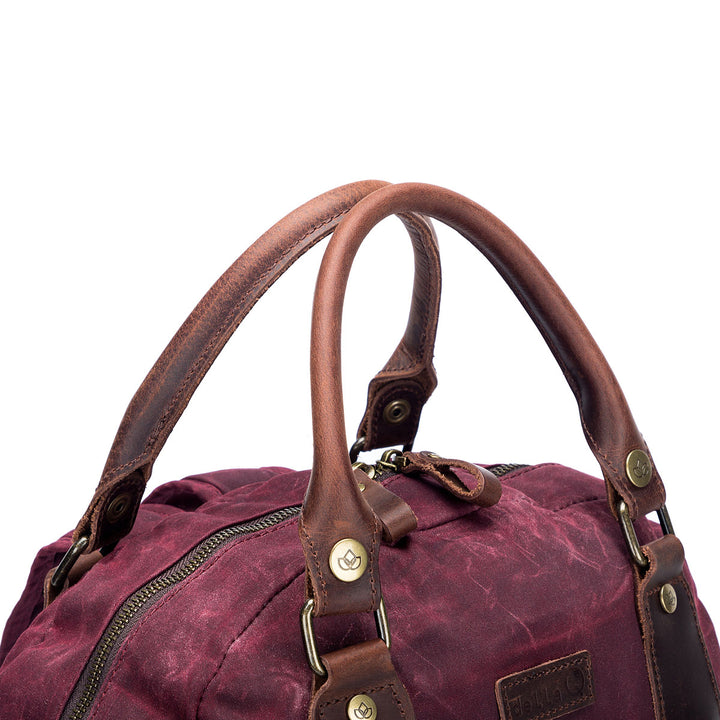della Q Maker's Canvas Backpack - Mustard - Extra Image