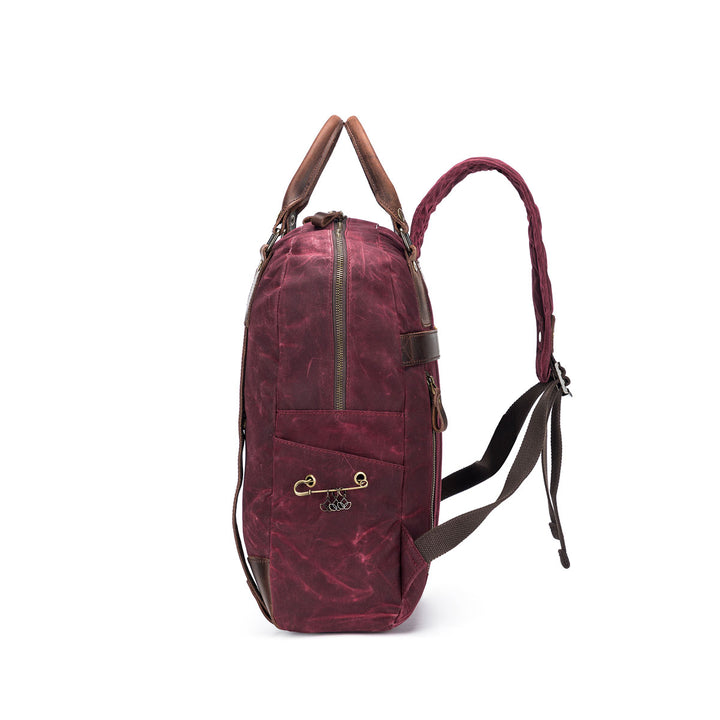 della Q Maker's Canvas Backpack - Mustard - Extra Image