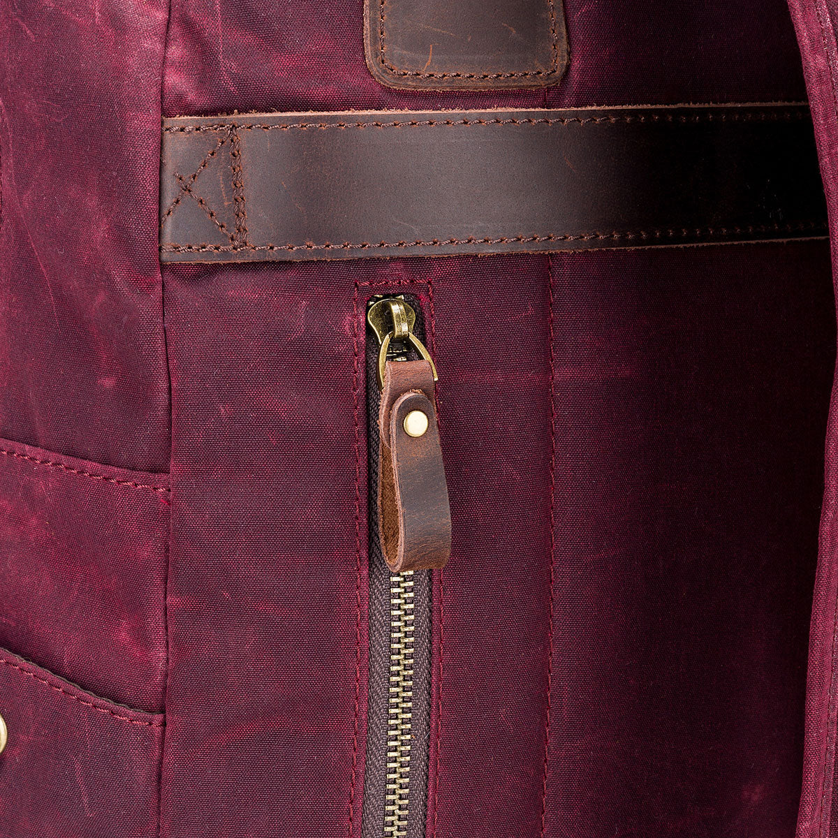 della Q Maker's Canvas Backpack - Olive - Extra Image