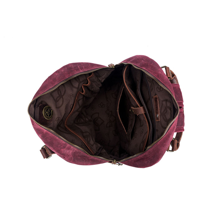 della Q Maker's Canvas Backpack - Blue - Extra Image