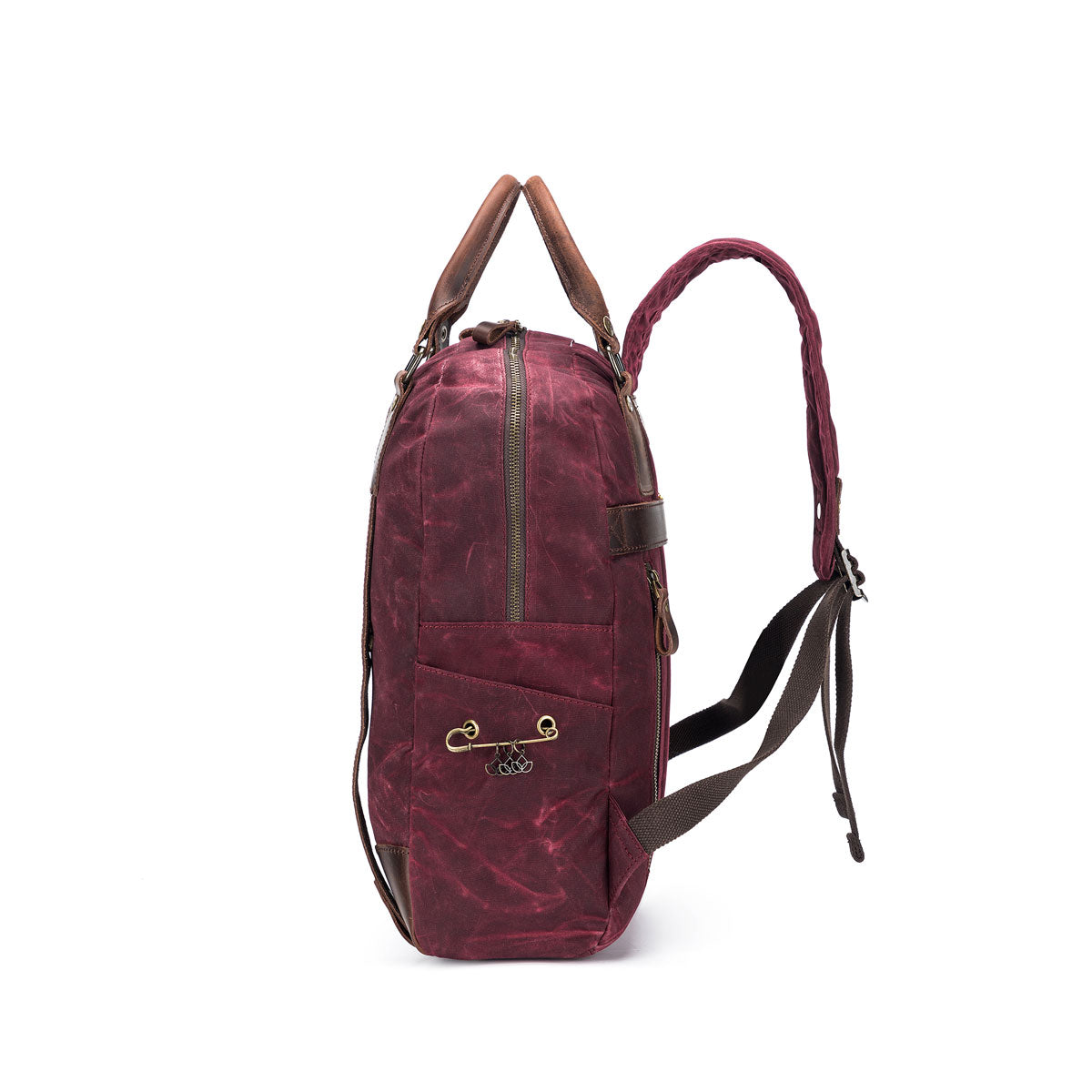 della Q Maker's Canvas Backpack - Blue - Extra Image
