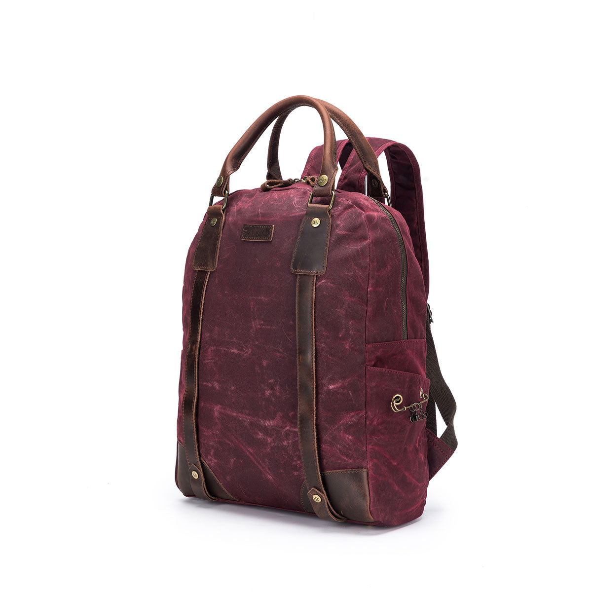della Q Maker's Canvas Backpack - Blue - Extra Image