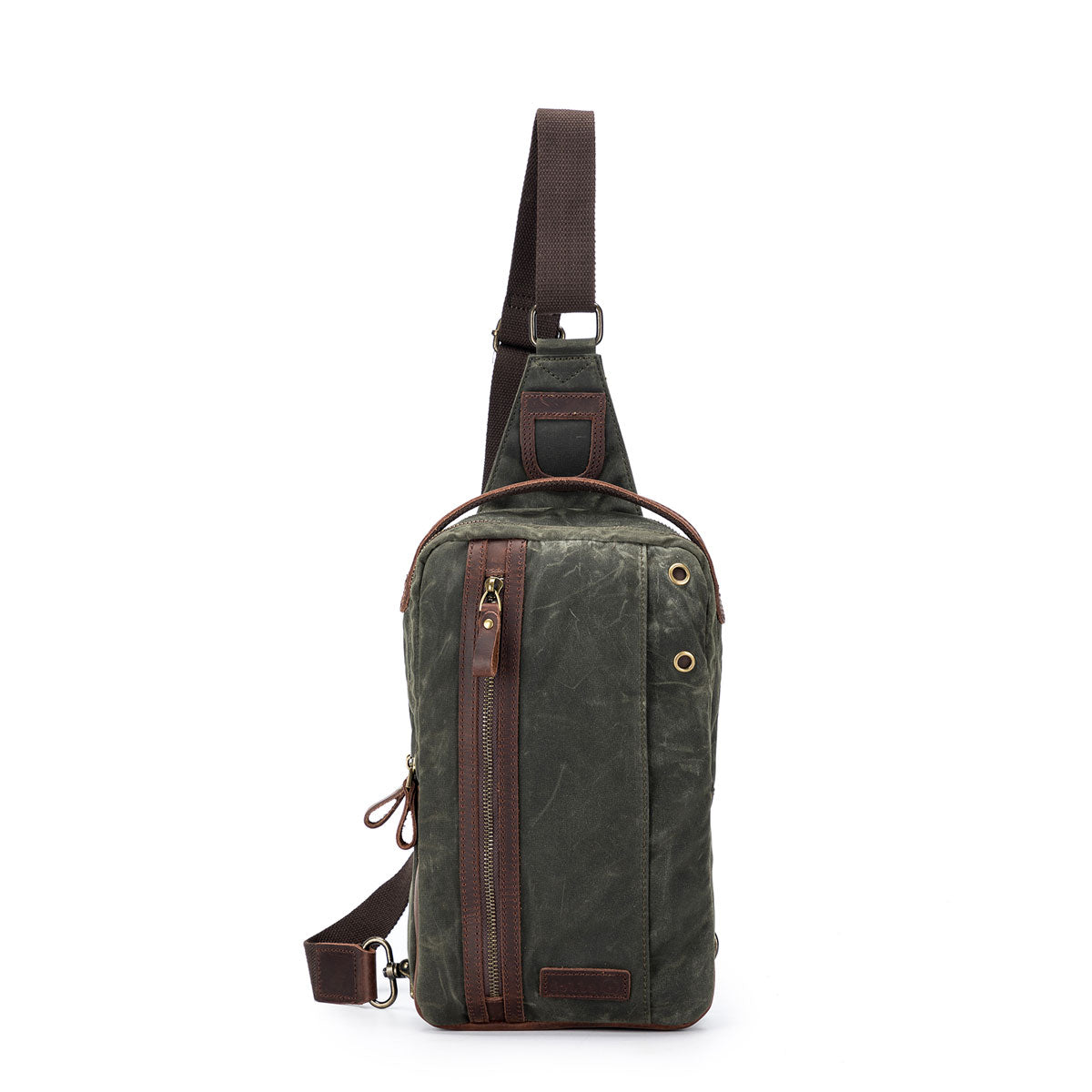 della Q Maker's Mini Messenger - Olive - Extra Image
