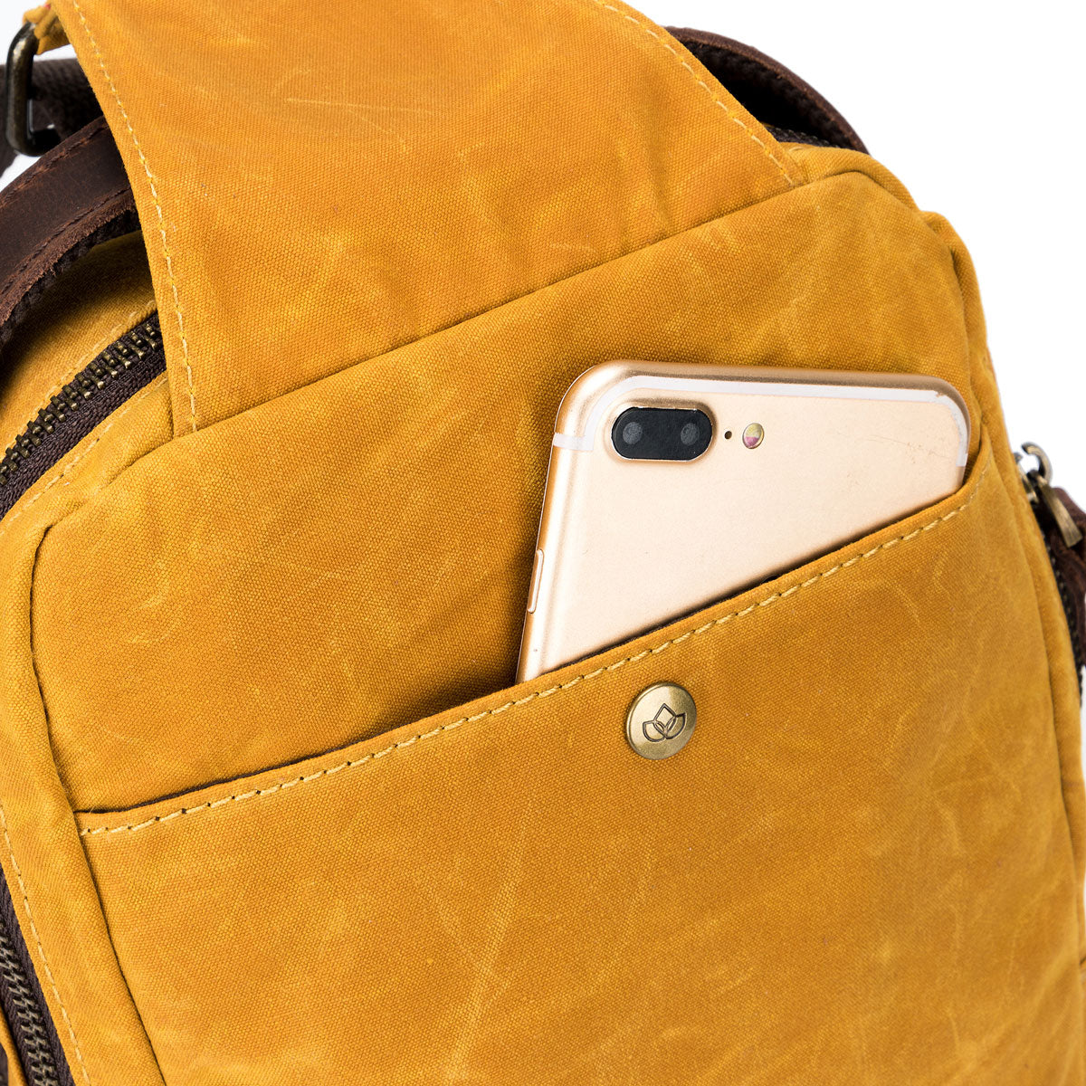 della Q Maker's Mini Messenger - Mustard - Extra Image