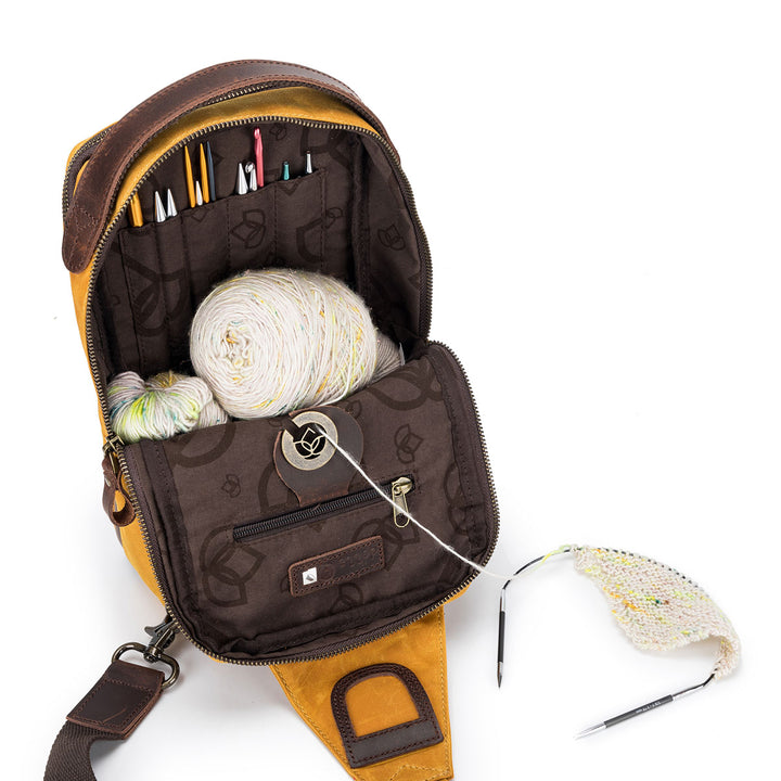 della Q Maker's Mini Messenger - Mustard - Extra Image