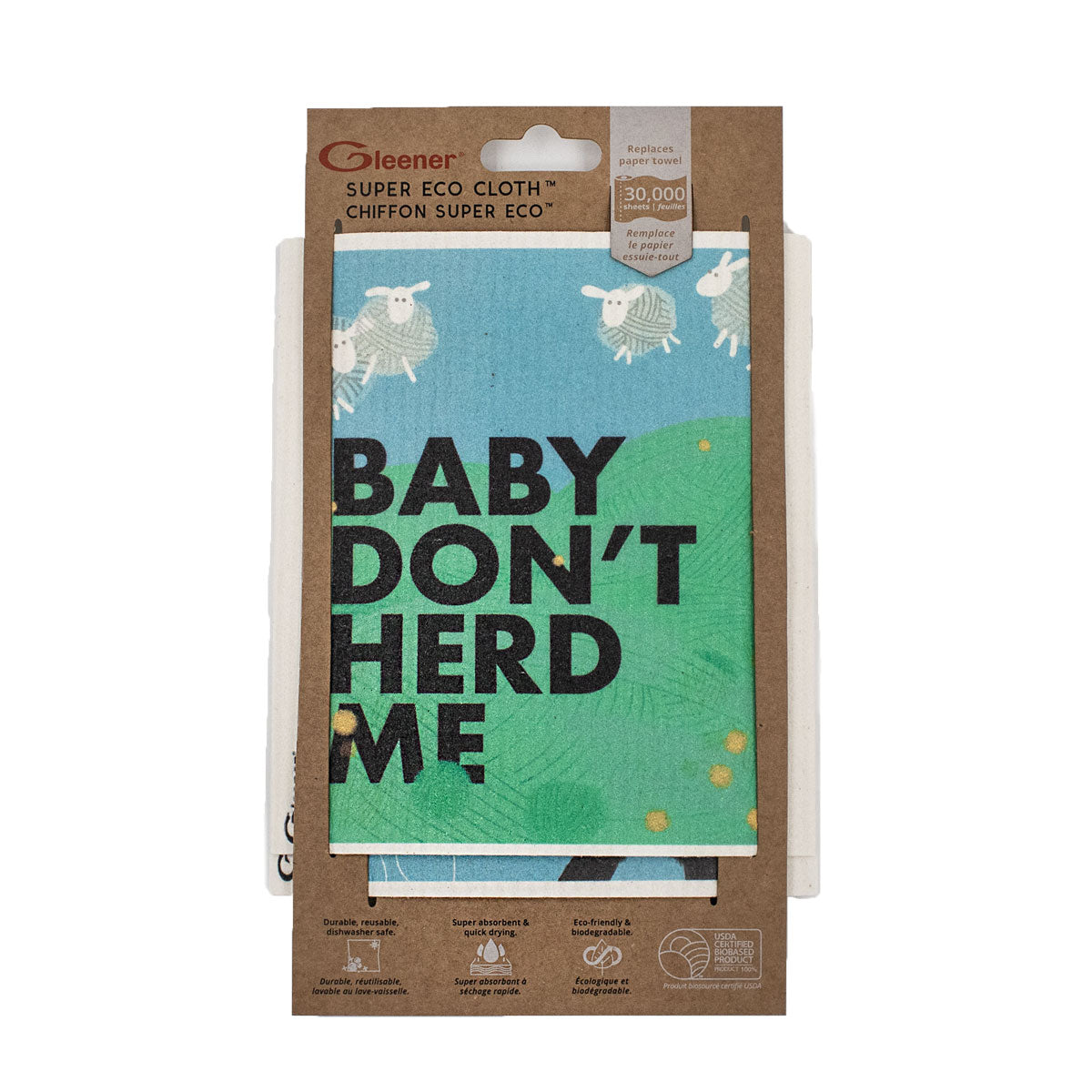Gleener Super Eco Cloth - Baby Don't Herd Me
