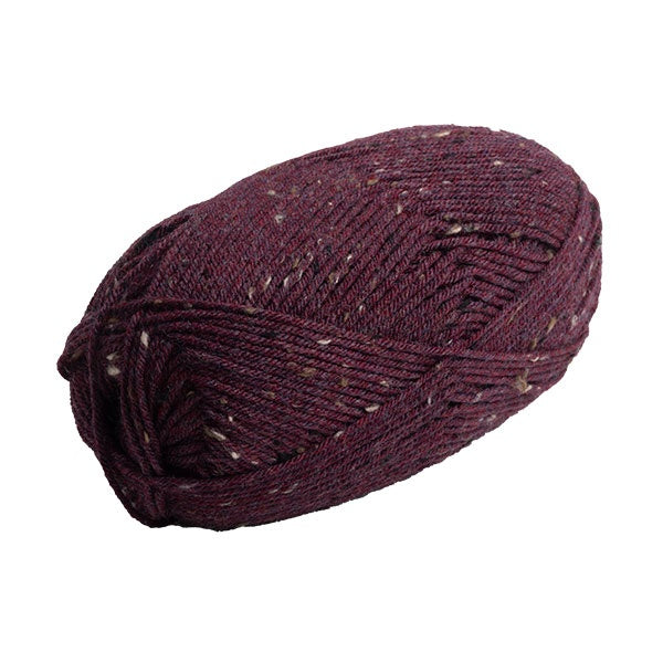 Knit Picks Brava Tweed Yarn - Boysenberry
