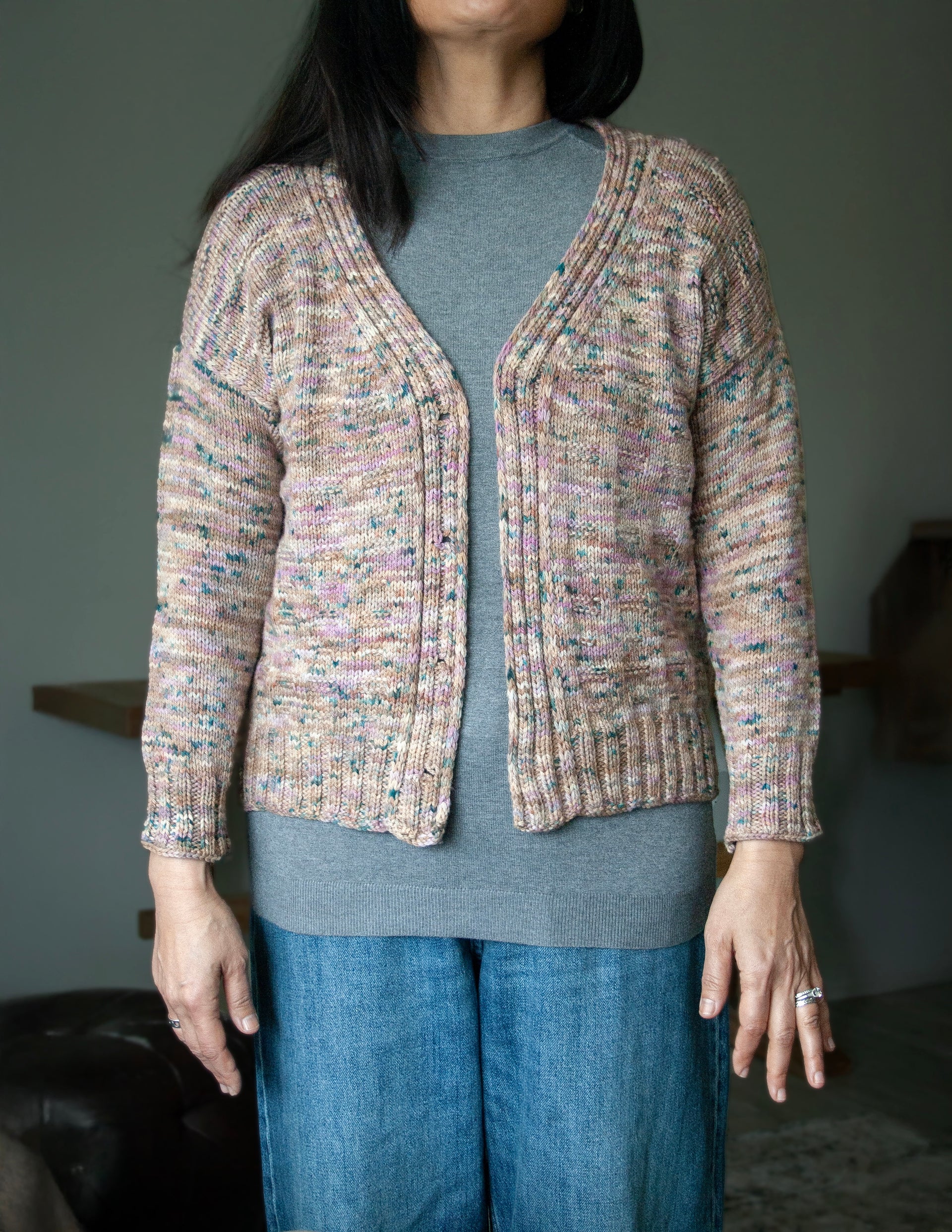 Modern Daily Knitting x Madelinetosh Atlas Kits - Cactus Bloom Cardigan