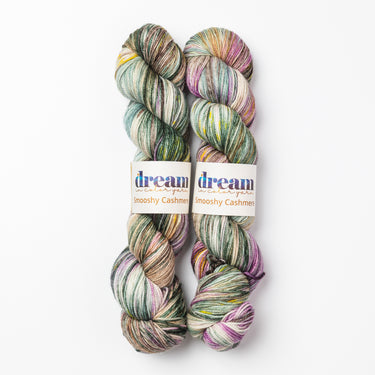 Dream in Color Smooshy Cashmere Yarn - Fairy Ink