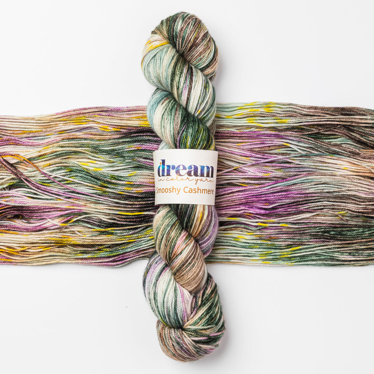 Dream in Color Smooshy Cashmere Yarn - Fairy Ink
