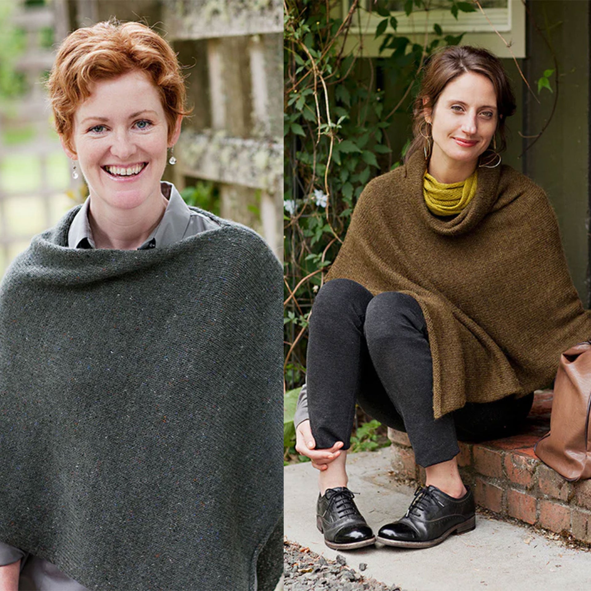 Churchmouse Classics Patterns - Easy Folded Poncho
