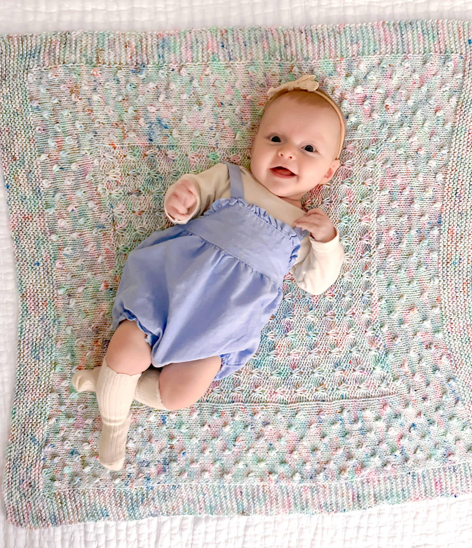 Madelinetosh Tosh Patterns - Fairy Lights Blanket - PDF Download