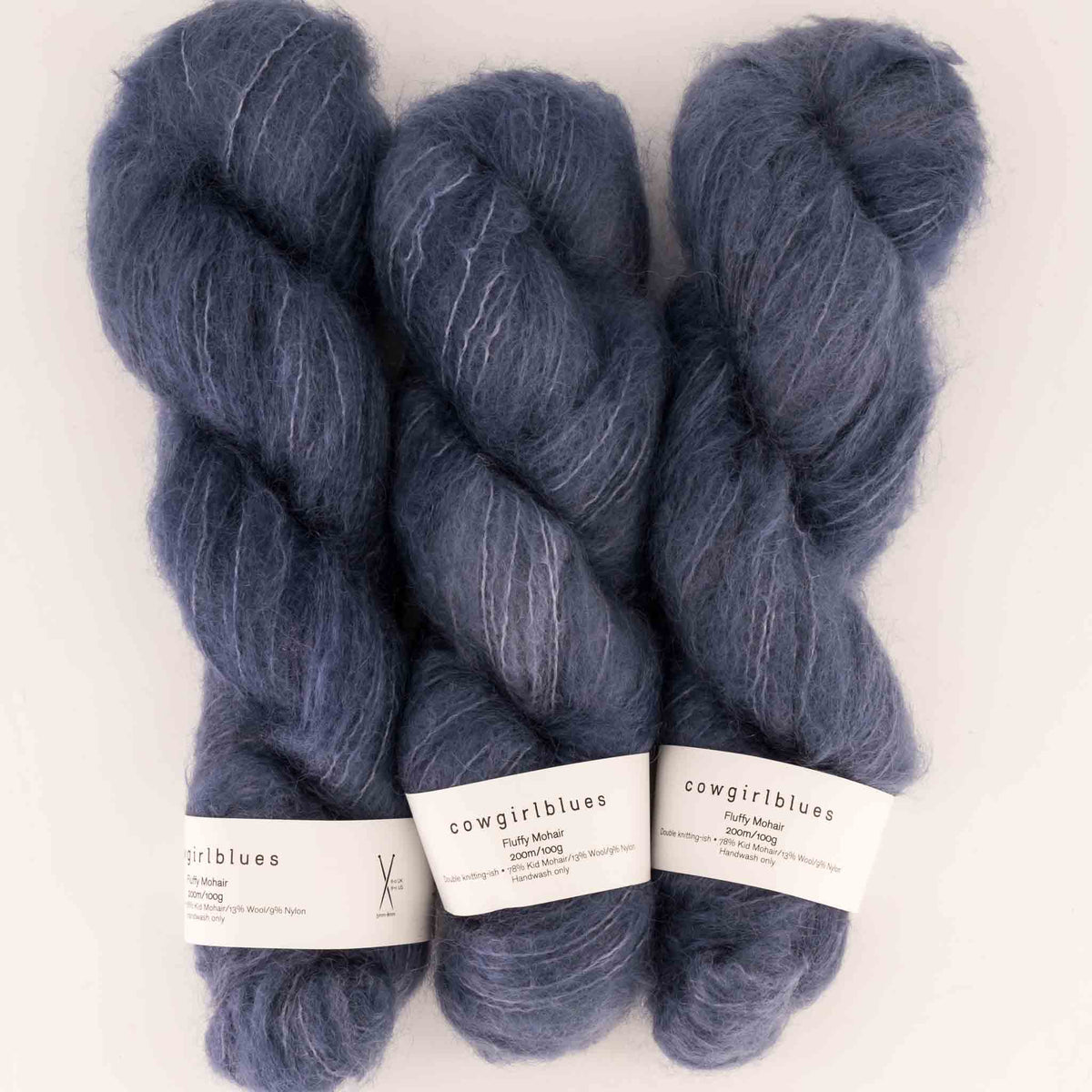 cowgirlblues Fluffy Mohair Yarn - Air Force
