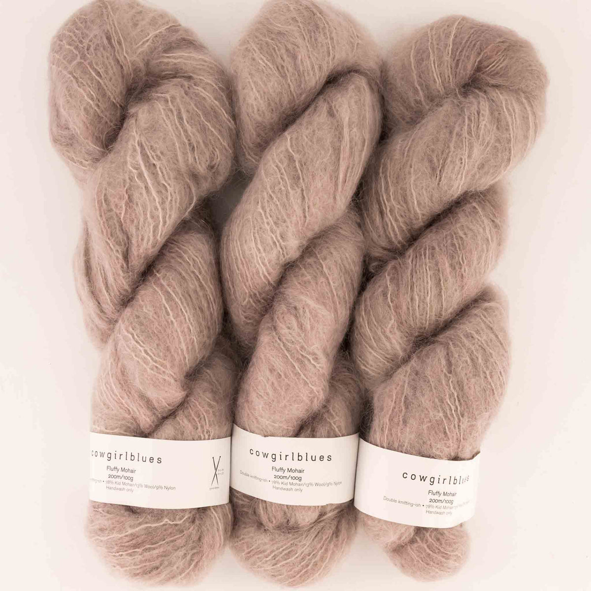 cowgirlblues Fluffy Mohair Yarn - Sable
