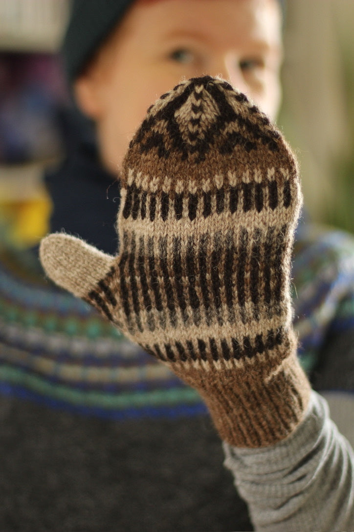 Hairst Mön Mittens by Gudrun Johnston

