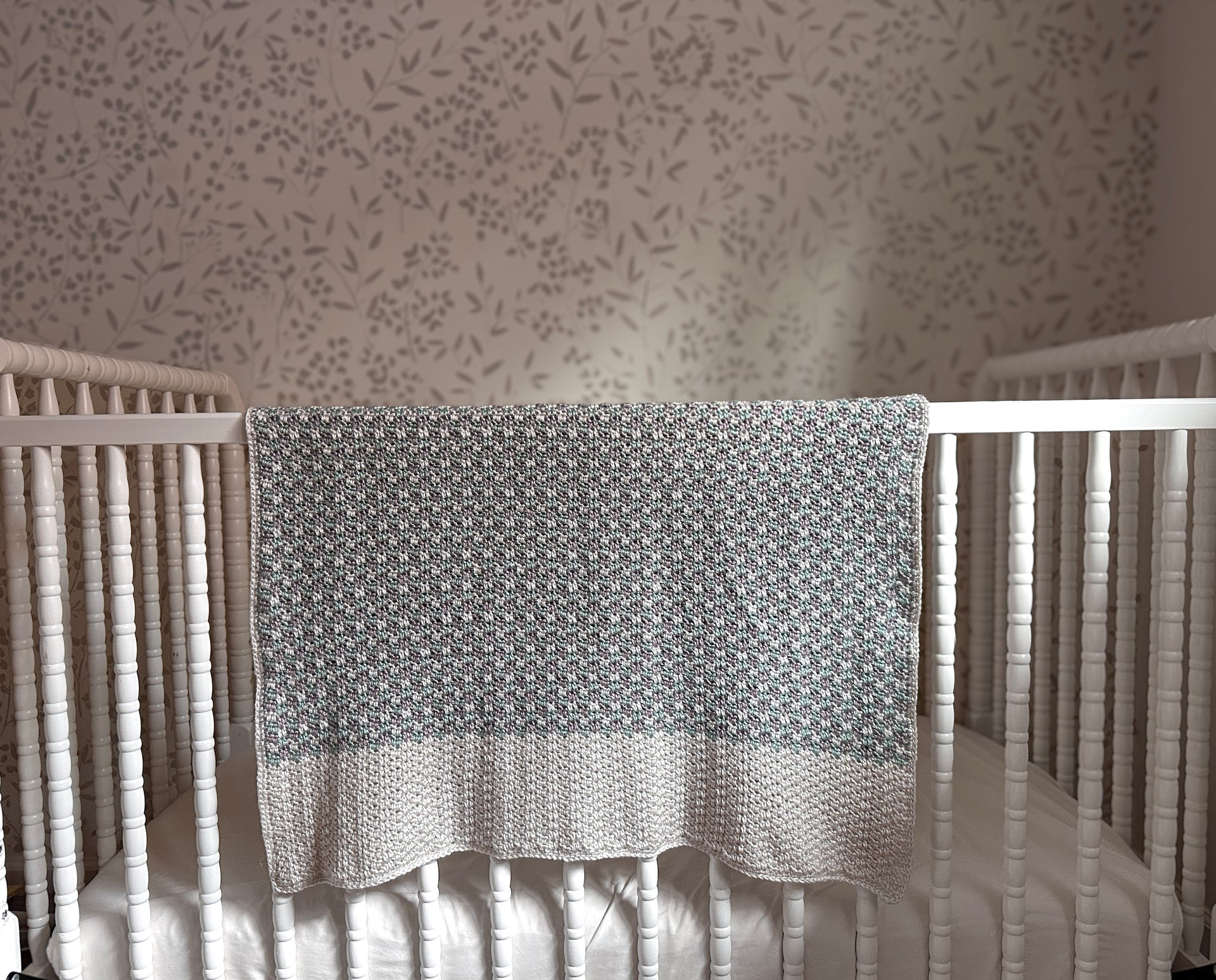 Aimée's Pea Pod Plaid Baby Blanket
