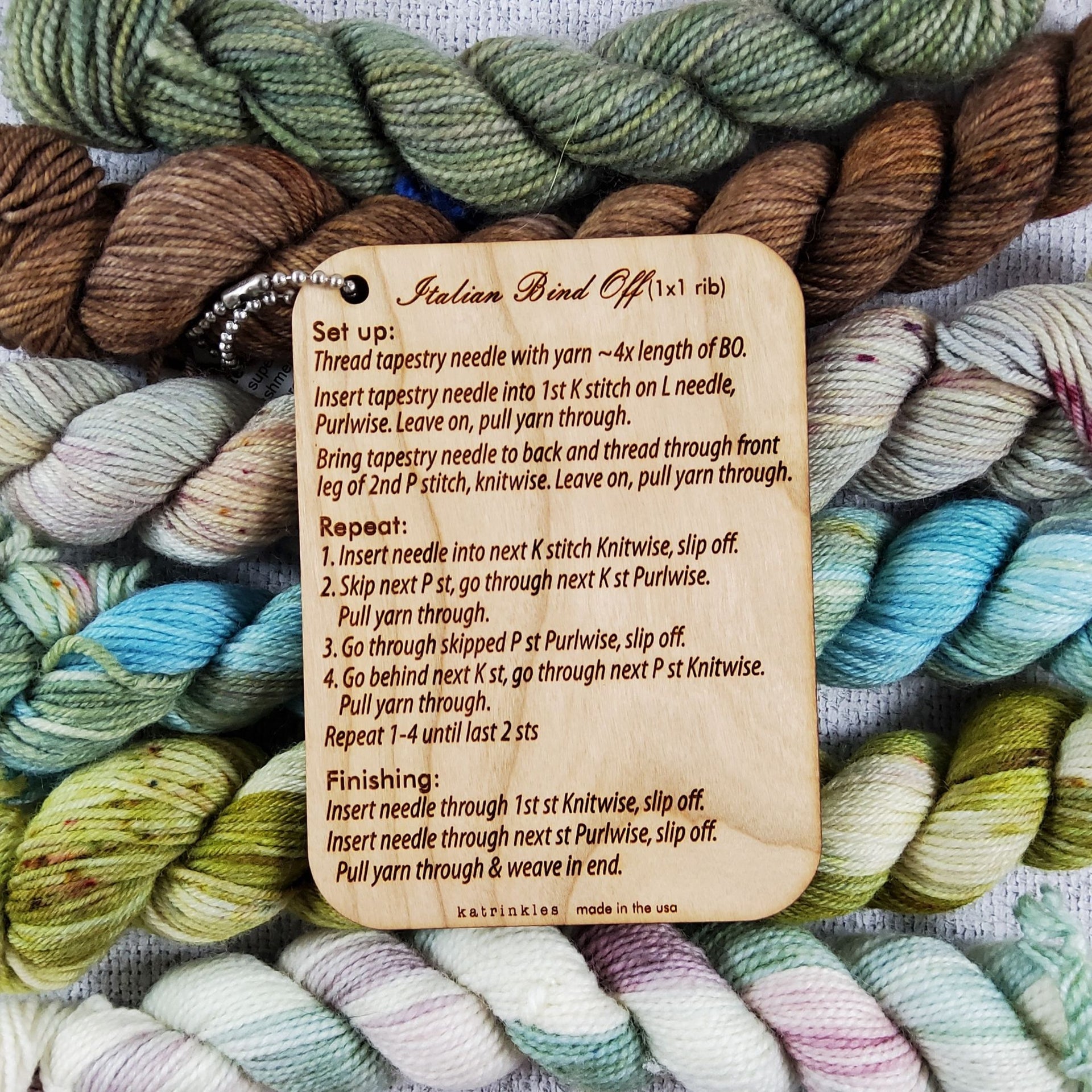 Katrinkles Tools - Italian Bind Off Tool
