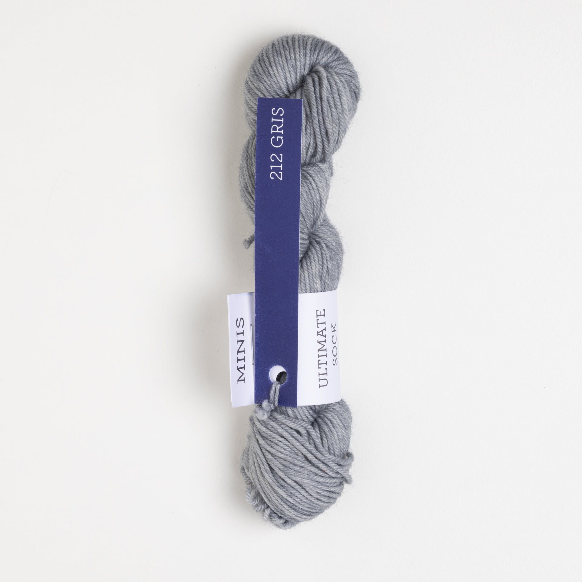 Malabrigo Ultimate Sock Mini Yarn - 212 Gris
