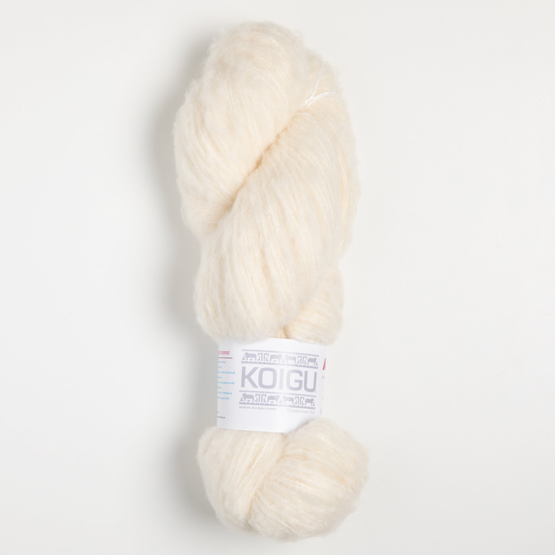 Koigu Andra Yarn - AM0000 Natural White
