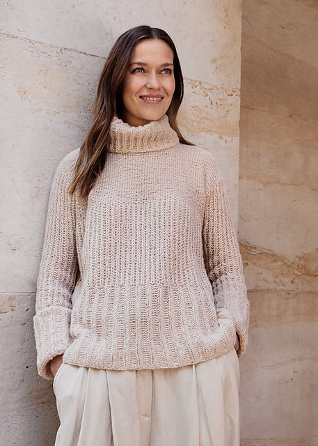 Lana Grossa Classici 27 Patterns - 17 Patterned Pullover - PDF Download
