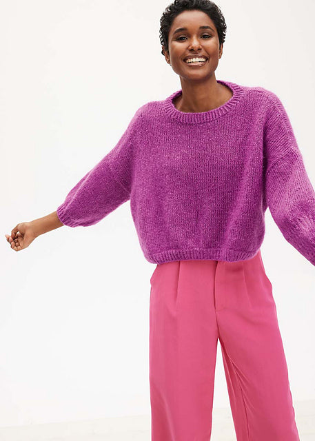 Lana Grossa Journal 68 Patterns - 26 Drop Shoulder Pullover - PDF Download
