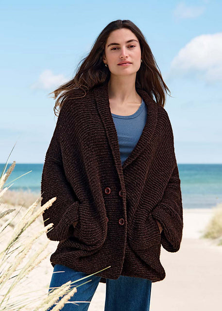 Lana Grossa Journal 68 Patterns - 71 Long Jacket - PDF Download
