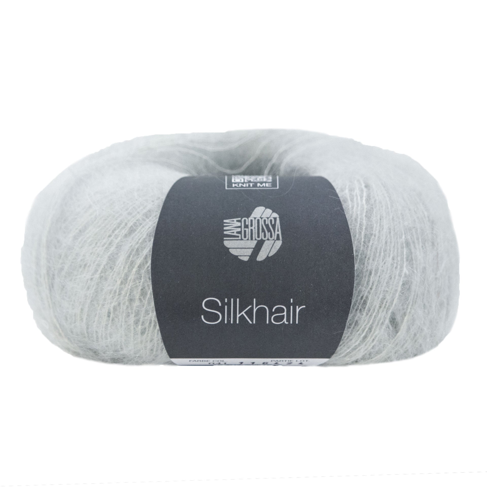 Lana Grossa Silkhair Yarn - 041 Silver Grey
