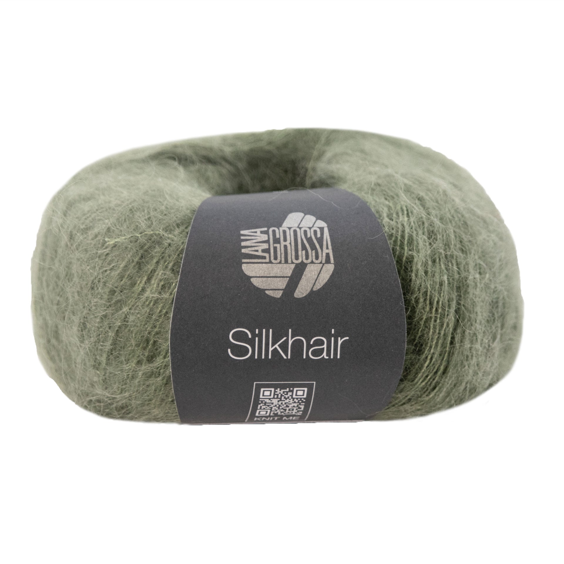 Lana Grossa Silkhair Yarn - 127 Moss Green
