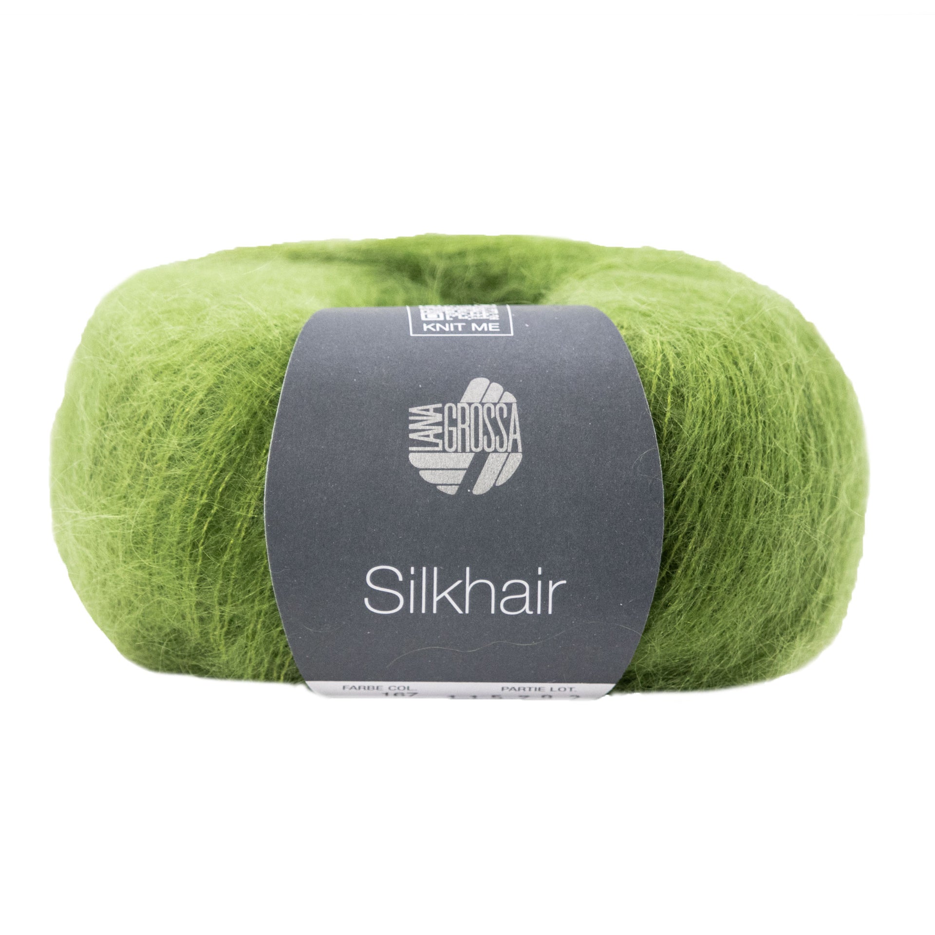 Lana Grossa Silkhair Yarn - 167 Leaf Green
