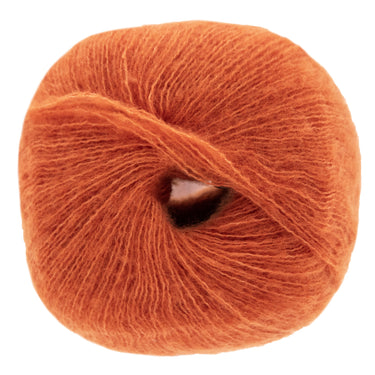 Lana Grossa Soffio Yarn - 05 Rust Orange