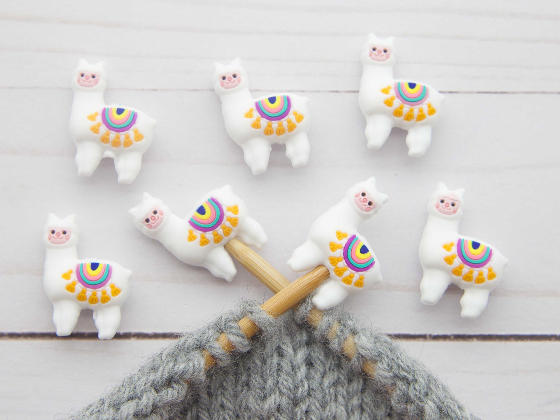 Fox & Pine Stitches Stitch Stoppers/  Point Protector - Little Llama
