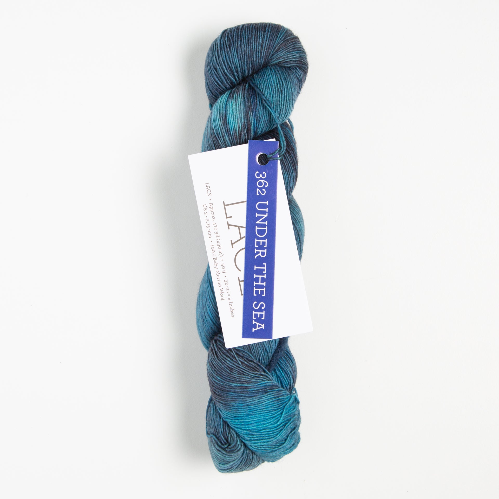 Malabrigo Lace Yarn - 362 Under the Sea
