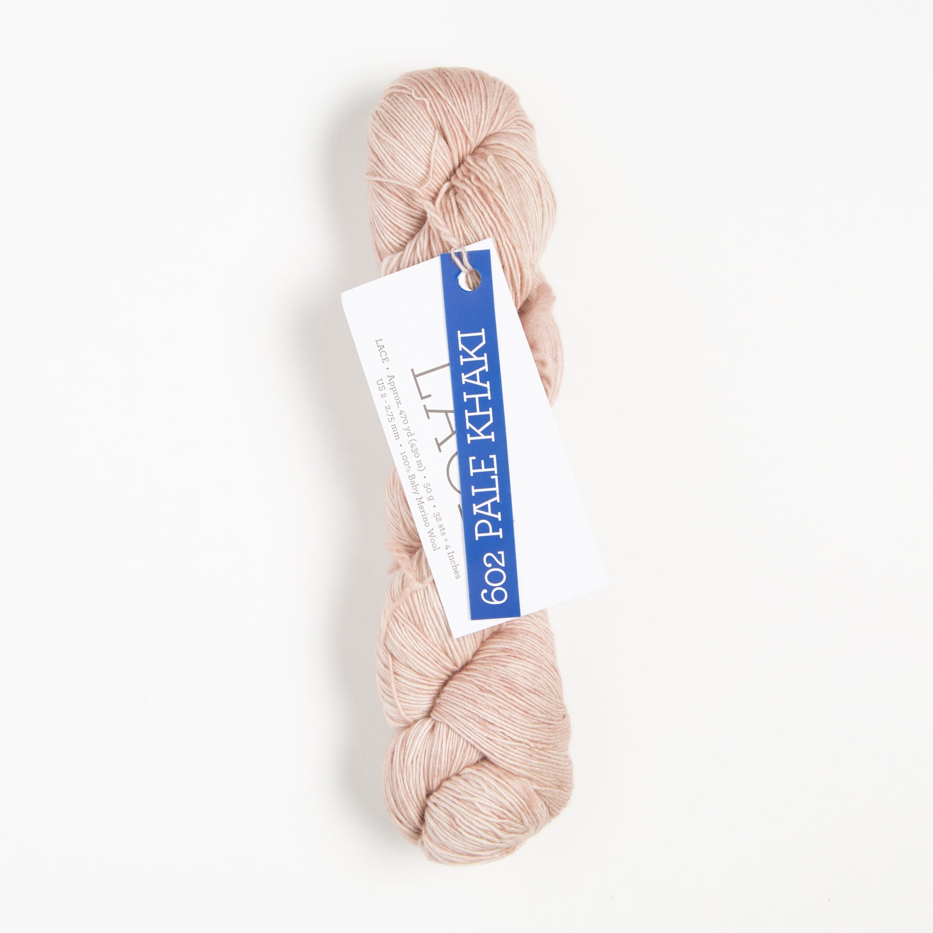 Malabrigo Lace Yarn - 602 Pale Khaki

