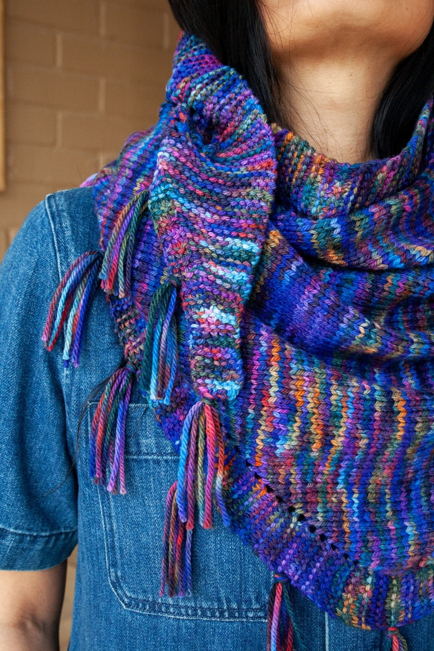 Madelinetosh Tosh Patterns - Mesa Drift Shawl - PDF Download
