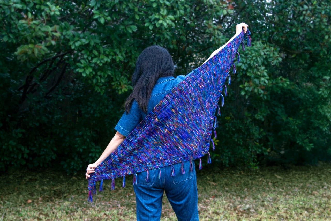 Madelinetosh Tosh Patterns - Mesa Drift Shawl - PDF Download
