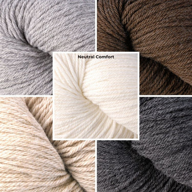 Berroco Year Long Blanket MKAL Kit - Neutral Comfort