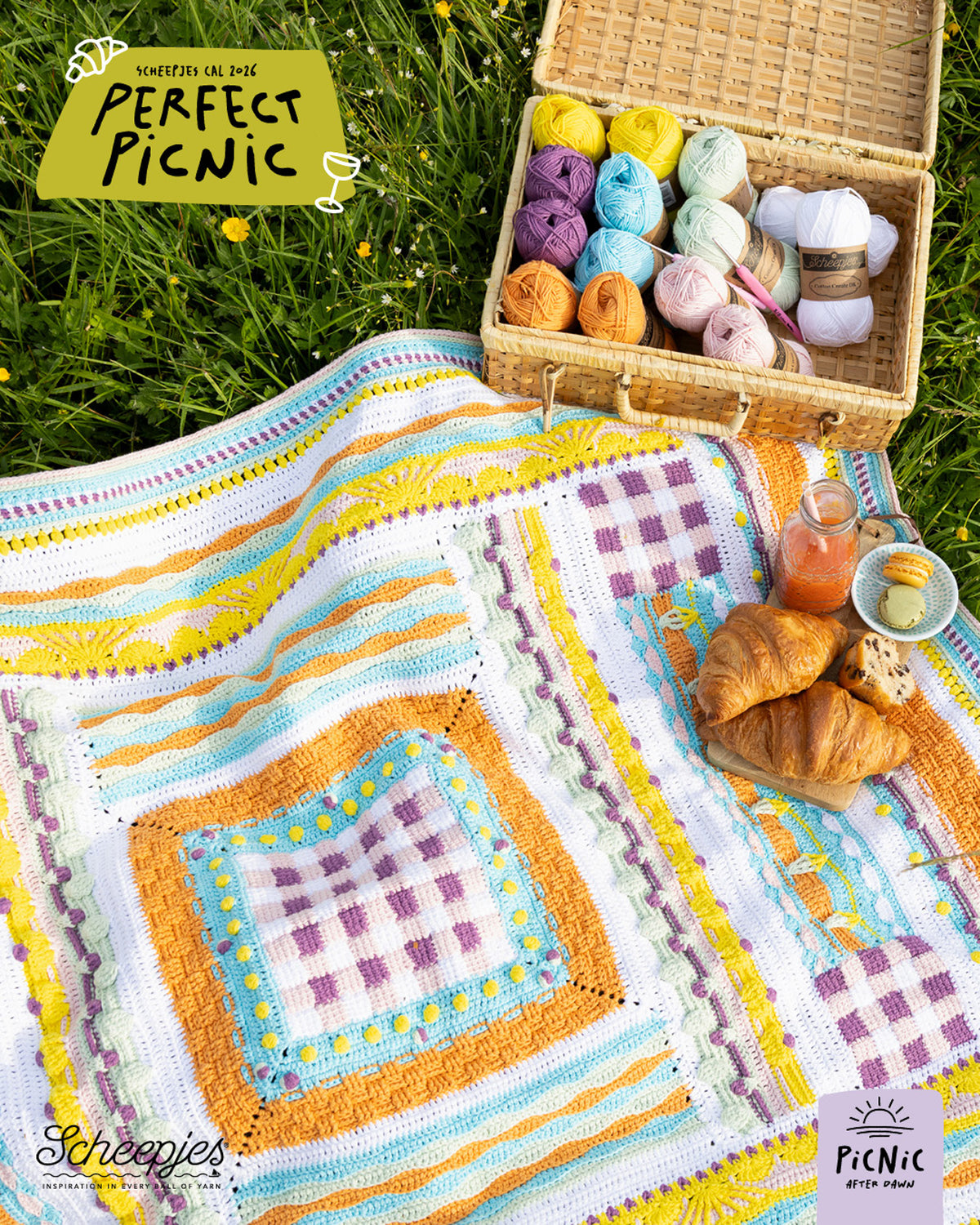 Scheepjes Perfect Picnic CAL - Cotton Create - Picnic After Dawn
