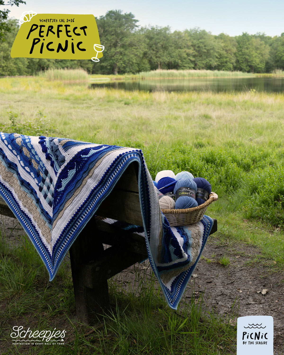Scheepjes Perfect Picnic CAL - Colour Crafter - Picnic by the Seaside
